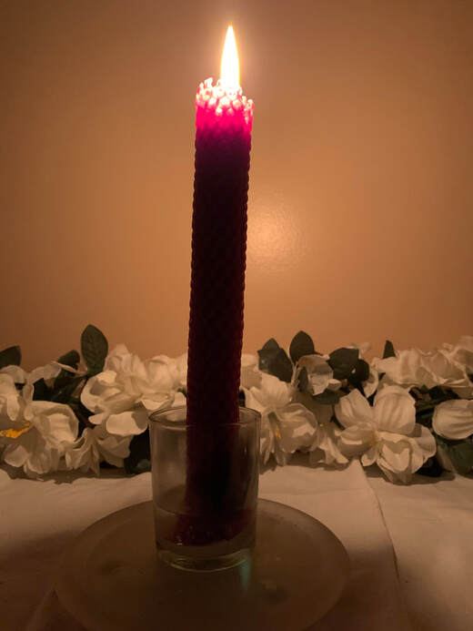 Devoted intention candle