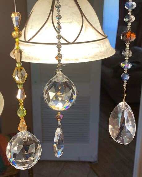Hand-crafted crystal prisms / sun catchers